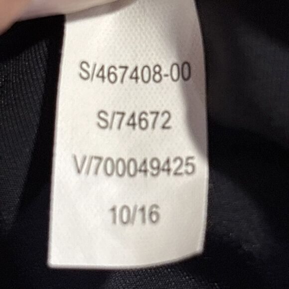 Athleta Blousy Tankini Swim Top Built In Underwire Bra Black Women's 34 D/DD - Picture 5 of 16